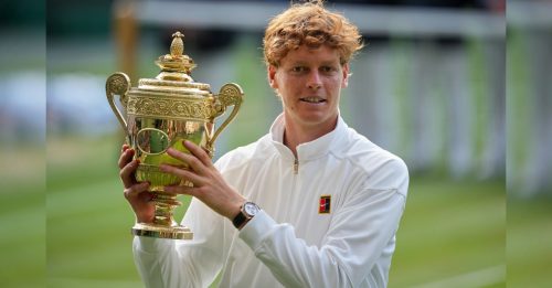 温布顿网球公开赛｜3比1逆转阿尔卡拉斯  辛纳首夺男单冠军