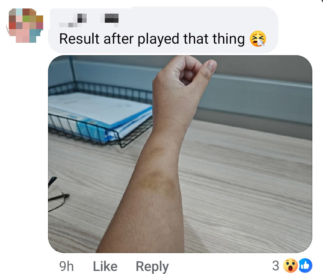 数名伤者事后在视频留言区张贴受伤的照片。