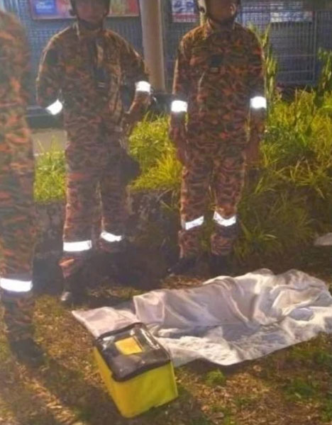 消拯员将男童打捞上岸，送往医院剖验。