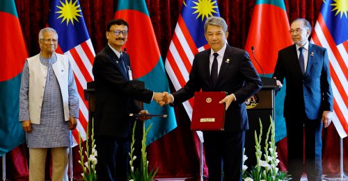 孟签署8项备忘录及协议 涵盖国防能源高教清真合作