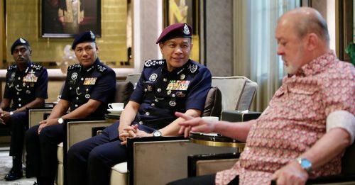 元首接见警队三巨头