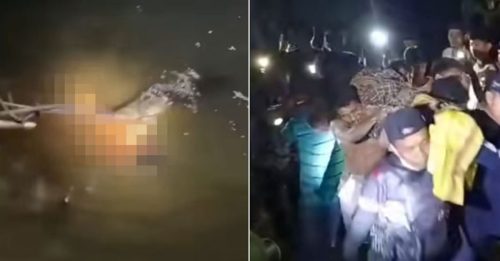 男子河边洗澡 被鳄鱼拖入水中惨死