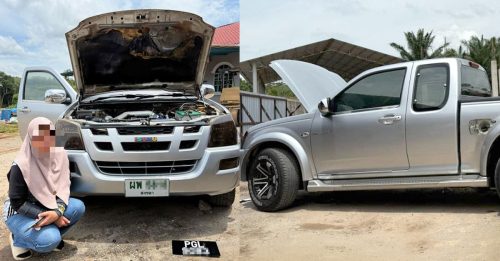 以假大马车牌添油 泰籍女子被捕