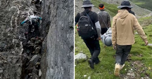 女子遭落石击断腿 付3.5万藏民抬12小时下山
