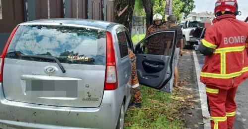 开车失控撞树负伤入院 老翁医院泊车场坠楼亡