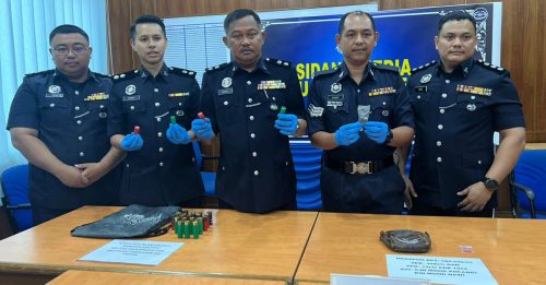 警方上门拘捕 嗜毒男藏毒及子弹