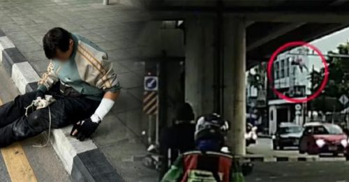 摩哆德士司机打瞌睡 自撞护栏致女乘客飞坠桥