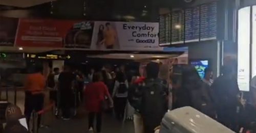 活动推介礼开始前 KLIA T2短暂停电