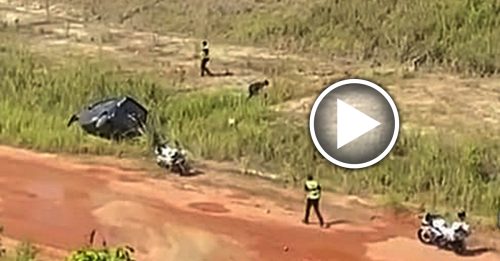 做贼心虚见警急跳车 两贼落网一人逃