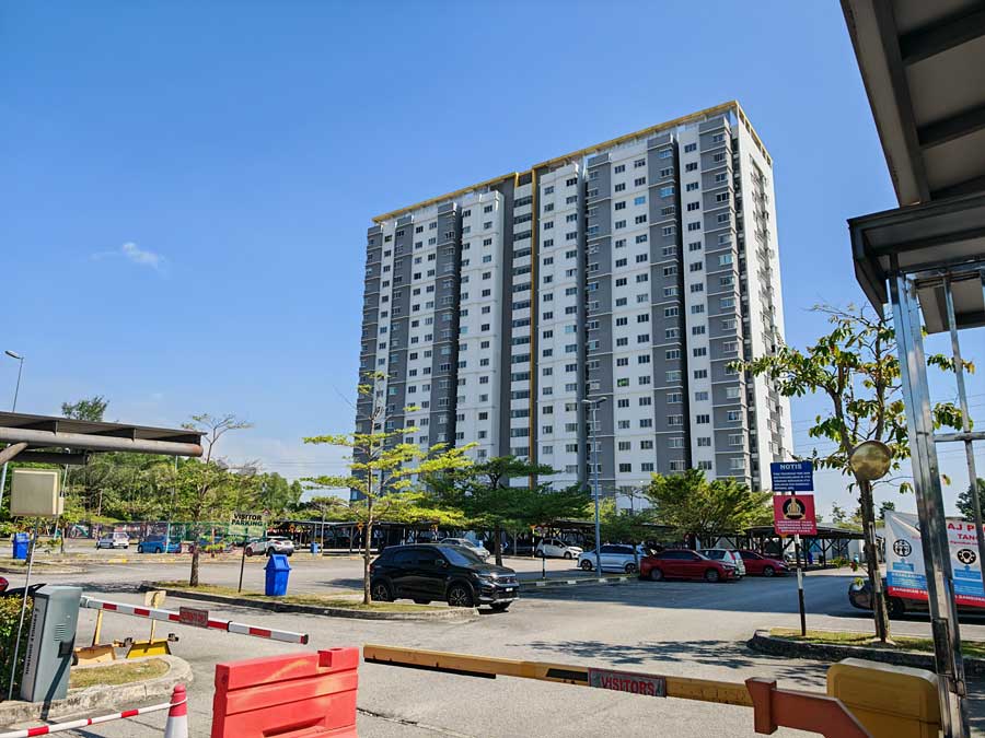 女死者和小死者生前居住的公寓。