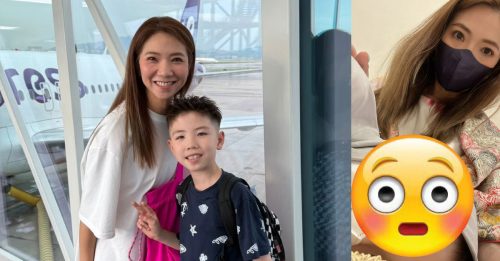 女星大马带团 儿子突发高烧入院