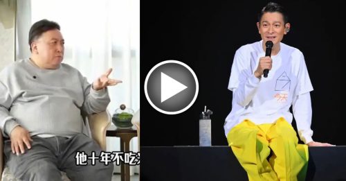 刘德华陪妻女吃素 靠一大把维他命撑场