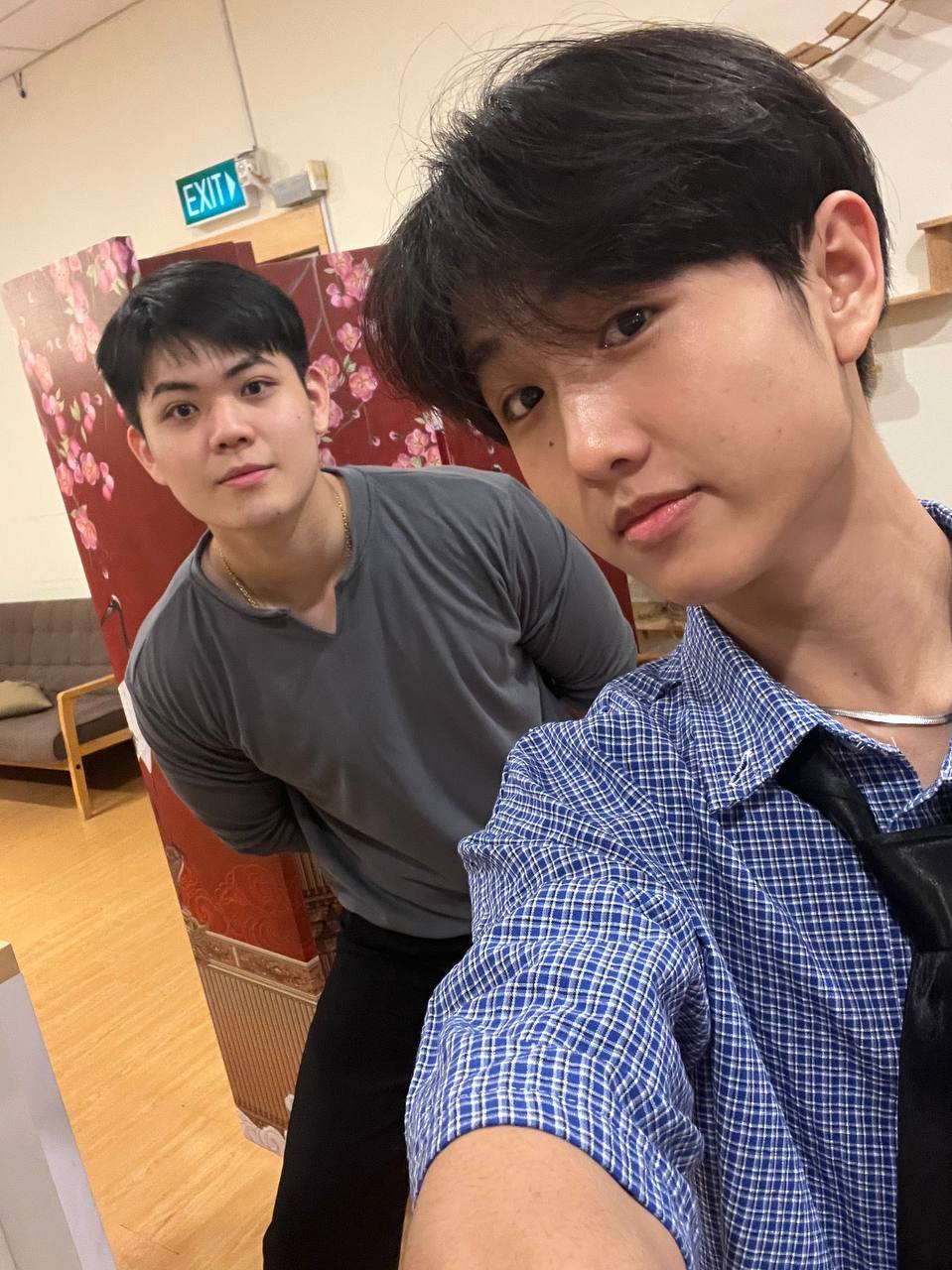 凯杰（右）于一年前拍摄TikTok视频而认识Aluk。