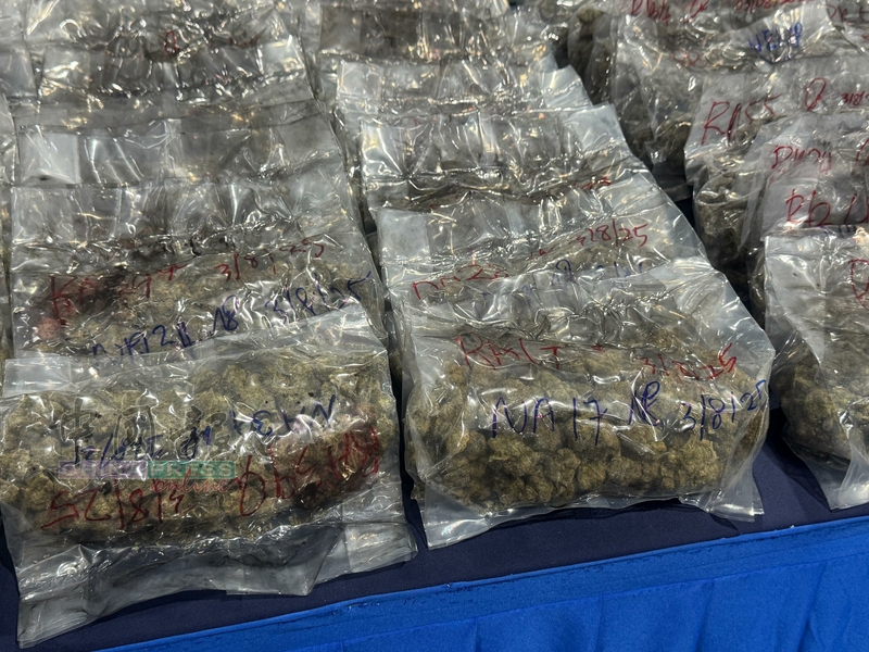 大麻花在双溪大年分装后转运到雪州，遭警方识破截获。
