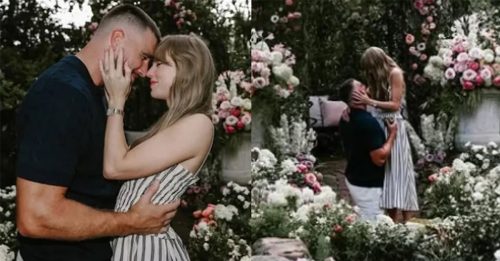 泰勒丝宣布被求婚成功 巨钻婚戒曝光