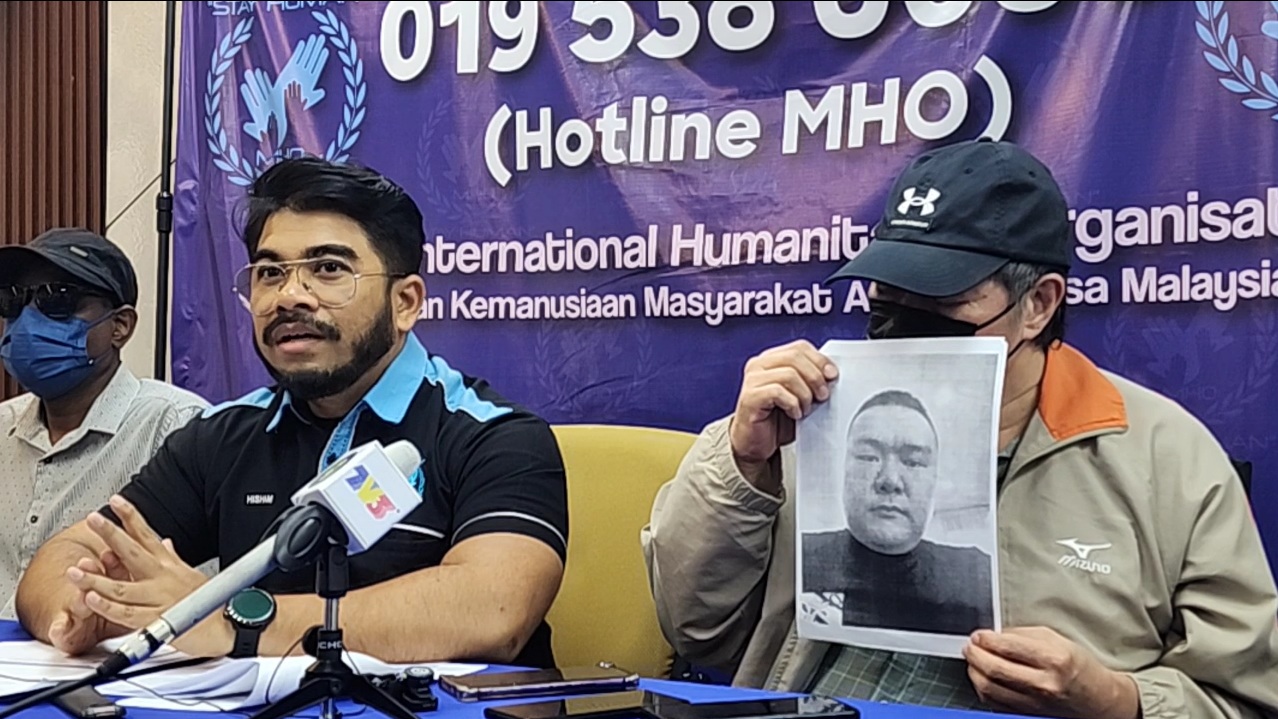 希山慕丁呼吁,任何人若见过或知道陈汉聪的位置,可联络MHO。