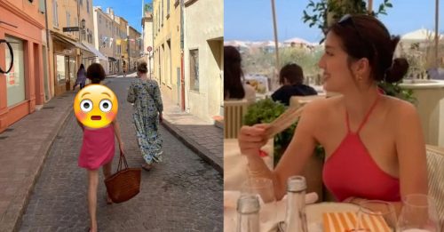 “百亿新娘”大露背 见高低肩藏脊椎隐患