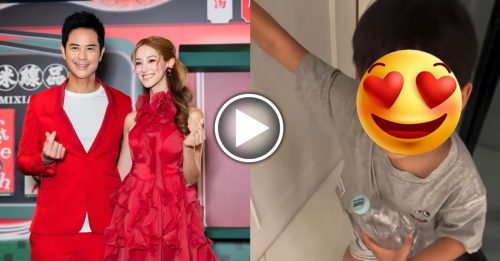 视帝老婆带5岁儿接机 高颜值获封最帅星二代