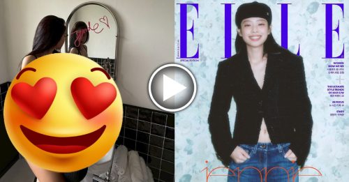 Jennie展现时尚女王魅力 蕾丝睡衣演绎居家诱惑