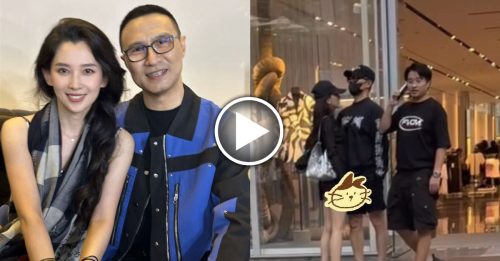 逛街紧黏小19岁女友 汪峰买二手包被嘲小气