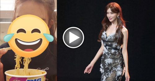 爱高热量美食没胖过 林志玲泡面嗑不停