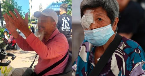 观音堂再爆冲突！独脚叔纸巾嬷互骂泼咖啡