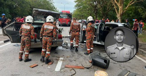 2车相撞 夺命车祸 军人与华男 双双丧命｜附音频