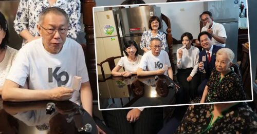 柯文哲回老家吃冰 三台冰箱成焦点！