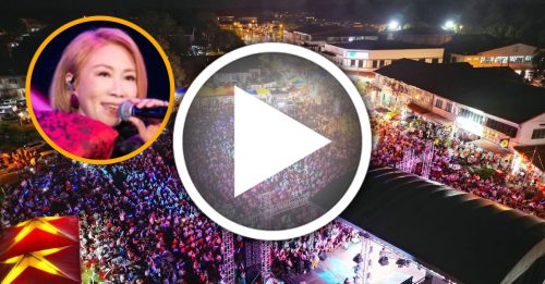 李翊君登中元节歌台 昔登雅新村万人空巷