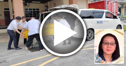 男子运尸遭截查｜女亲属频频拭泪 领桃姐遗体16日火化