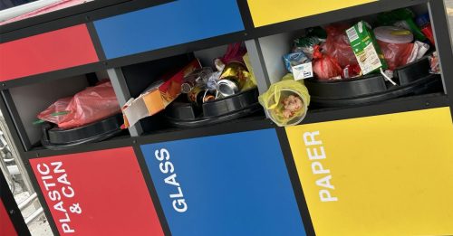 回收桶塞满没分类垃圾 “大马人不会看英文？”