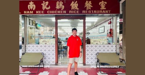 爱吃海南鸡饭爱到打工！英国混血少年网上爆红