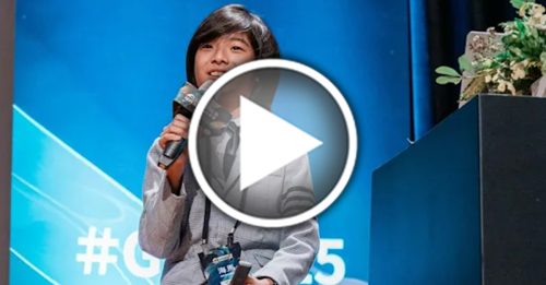 9岁童推出记帐App爆红 登讲台分享AI学习历程