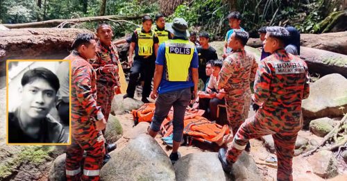 中四优秀生 瀑布戏水溺毙