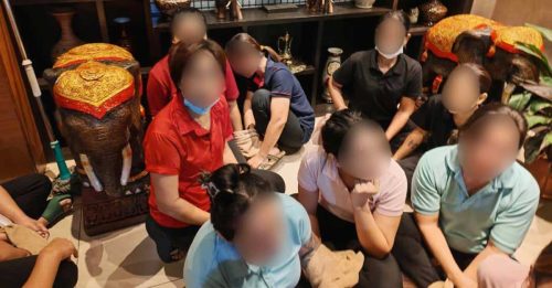 爽一时伤很大 按摩院成移民局目标 新山54外劳落网