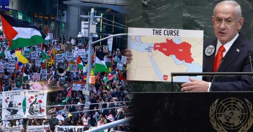 联合国大会｜尼丹亚胡出席会议 示威者纽约市游行抗议