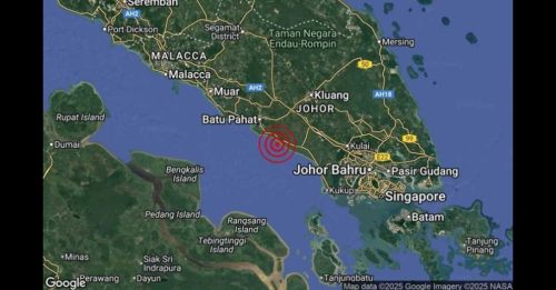 柔佛地震｜又来！峇株巴辖海域 现3.5级弱震