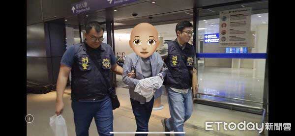 马来西亚籍田姓车手被捕的画面。