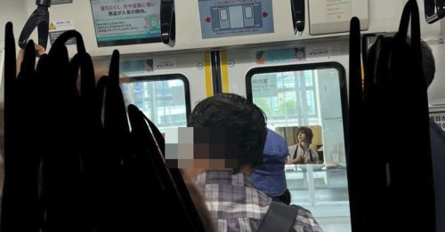 日本搭地铁聊天播片 大叔叫quiet 港爸1句反击却犯众怒