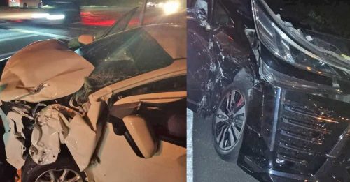 轿车与休旅车相撞 女子丧命 5人受伤