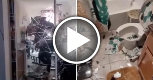 手机被母没收 孩发狂砸全家