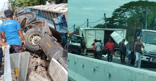 7车连环撞 至少6人受伤