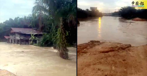 惊！海潮冲破防洪堤 百头羊被冲走