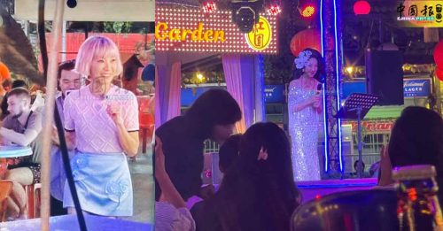 现身槟城美食中心拍摄 杨紫琼引起轰动