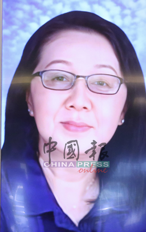 死者傅瑞桃遗照。