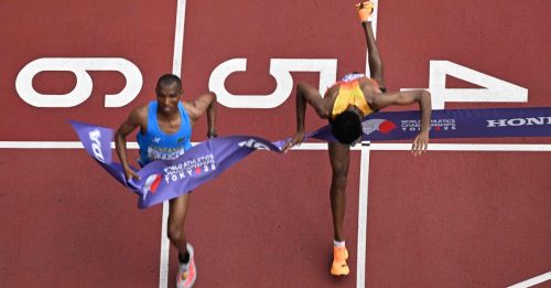 世界田径锦标赛｜马拉松也有“绝杀” 辛布夺坦桑尼亚历史首金