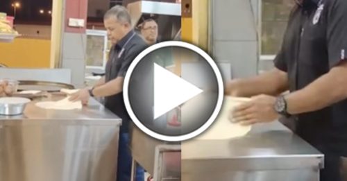 阿育甘再大秀手艺 甩7片Roti Canai原因曝光！