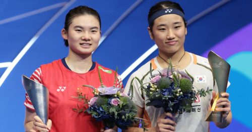 中国羽球大师赛｜安洗瑩太強暴  韓悅單局3分創生涯最低分