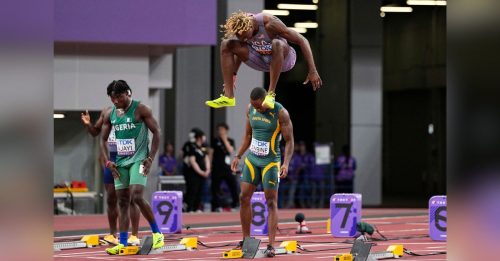 世界田径锦标赛 | 莱尔斯未能卫冕100公尺  热身“超人一跳”掀热议