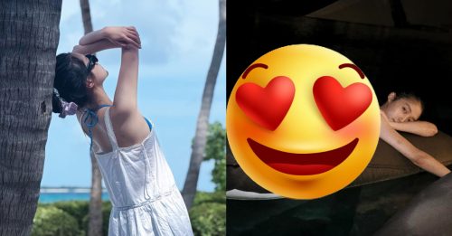 关晓彤泳装美照3连发 秀翘臀迷倒粉丝